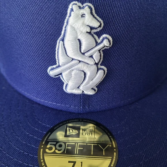 BRAND NEW CHICAGO CUBS FITTED HAT WOOL ROYAL NEW ERA 59FIFTY COOPERSTOWN7 1/4